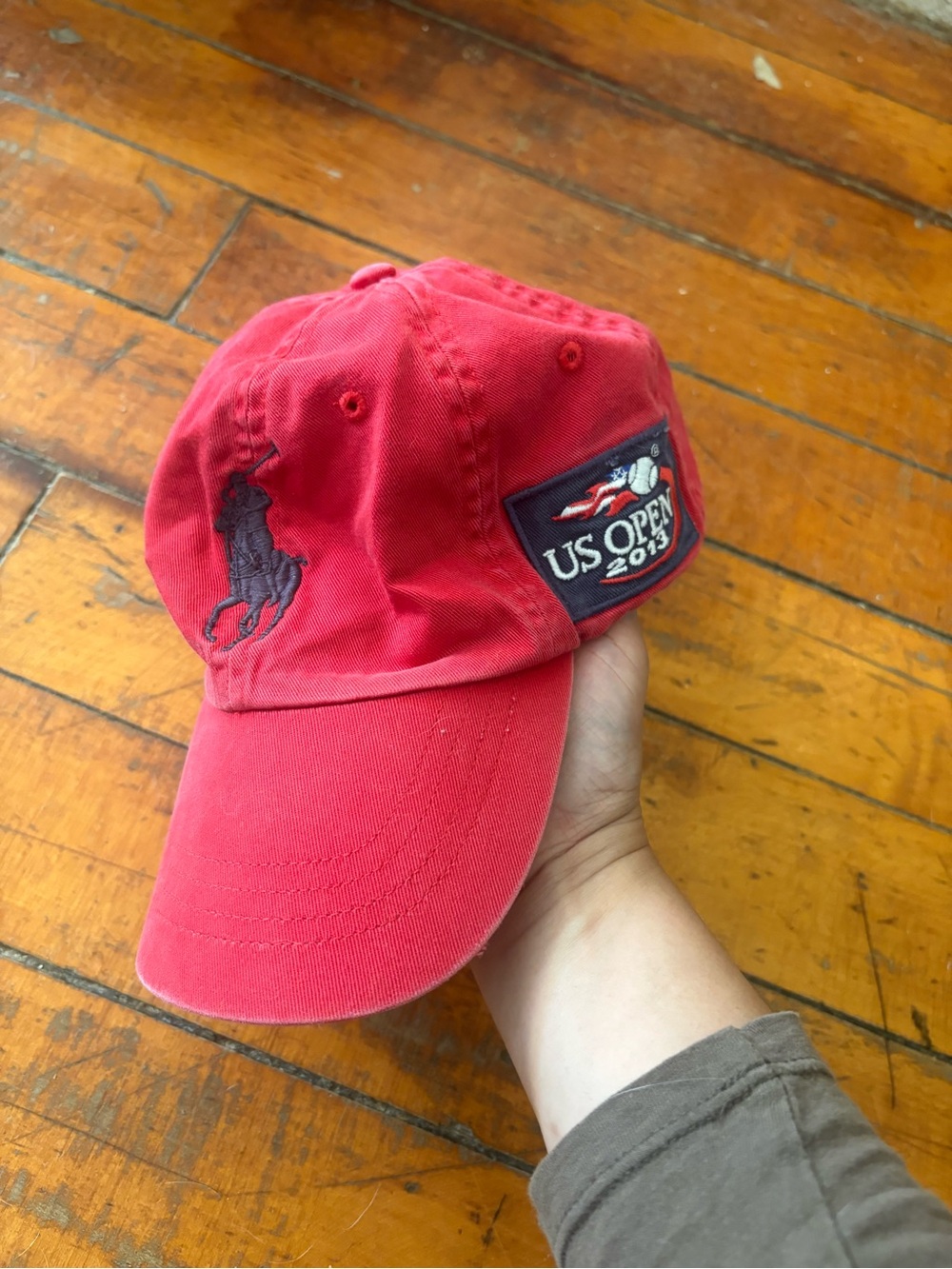 vintage Ralph Lauren US Open 2013 red hat one size